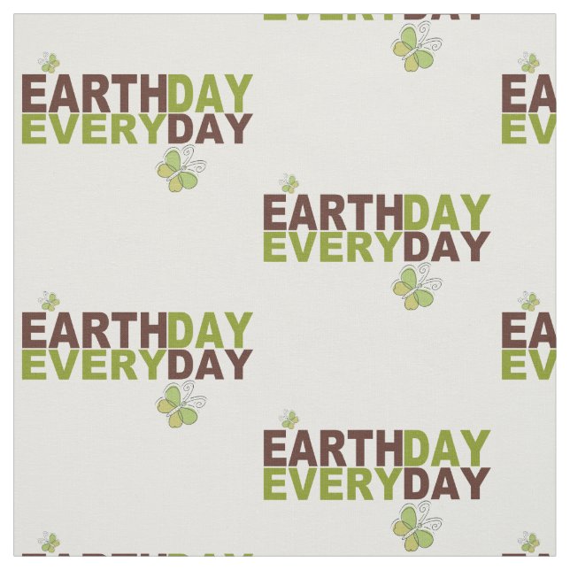 Earth Day Every Day Fabric (Swatch)