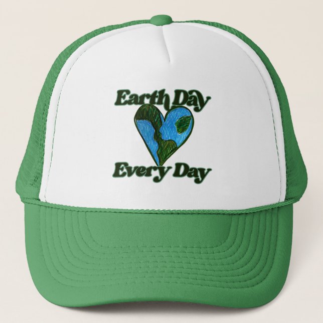 Earth Day Every Day Protect the Planet             Trucker Hat (Front)