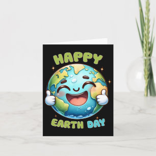 Earth Day Every Day Retro Vintage Men Women Kids N Card