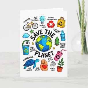 Earth Day Every Day There Is No Planet B Save The  Card