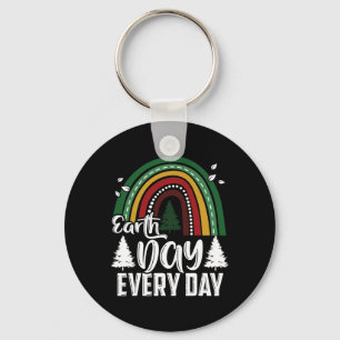 Earth Day Everyday Awareness Planet Animal Men Wom Key Ring