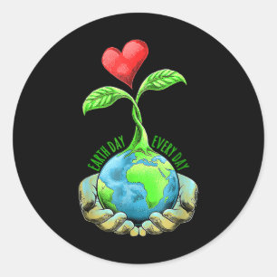 Earth Day Everyday Earth Day Classic Round Sticker