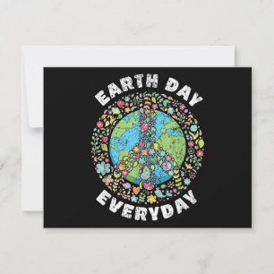 Earth Day Everyday Earth Day Holiday Card