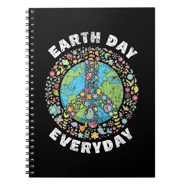 Earth Day Everyday Earth Day Notebook (Front)