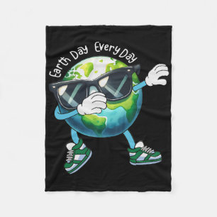 Earth Day Everyday Funny Earth Day Men Kids Boys D Fleece Blanket