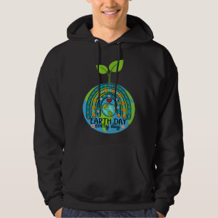Earth Day Everyday Globe Climate Crisis Global War Hoodie