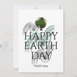 earth day everyday, go green, Save Our Planet Card