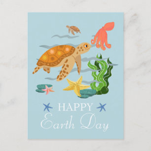 earth day everyday, go green, Save Our Planet Postcard