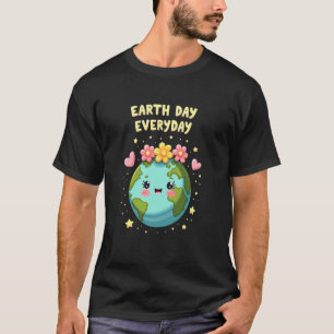 Earth Day Everyday Heartfelt Planet T-Shirt