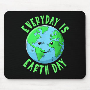 Earth Day Everyday Kids Save Earth Save Planet  Mouse Mat