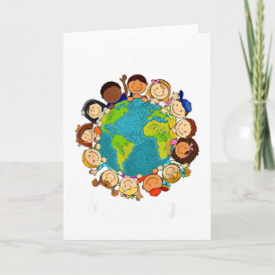 Earth Day Everyday Kids Youth Toddler Girl Environ Card