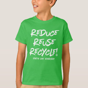 Earth Day Everyday on Boy's T-Shirt
