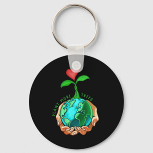 Earth Day Everyday Plant More Trees Save Our Clima Key Ring