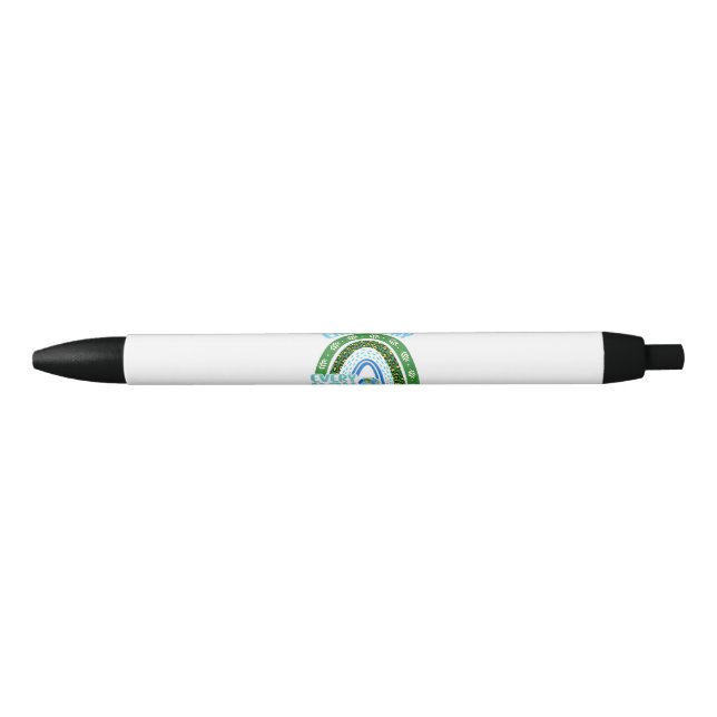 Earth Day Everyday Protect Our Planet Black Ink Pen (Front)