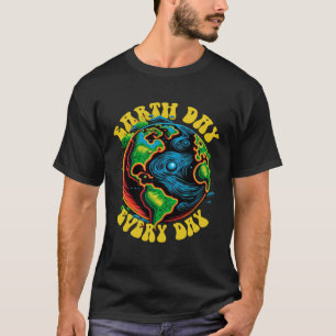 EARTH DAY Everyday Save Planet Every Recycling Squ T-Shirt