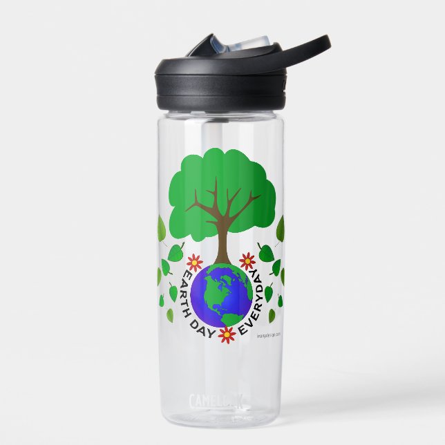 Earth Day Everyday Water Bottle (Left)
