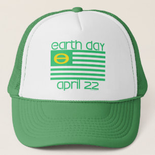 Earth Day Flag April 22 Hat