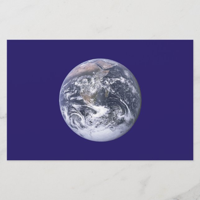 Earth Day Flag Stationery (Front)