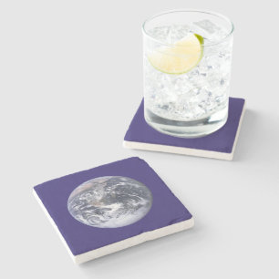 Earth Day Flag Stone Coaster