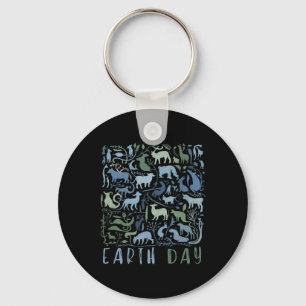 Earth Day For Kids Key Ring