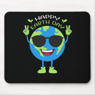 Earth Day Funny Earth Day Birthday Kids Boys Girls Mouse Mat