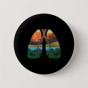 Earth Day Gift Environmental Nature Lover  6 Cm Round Badge