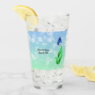 Earth Day Glass