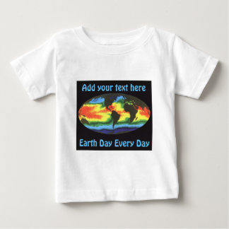 Earth Day - Global sea surface temperature Baby T-Shirt