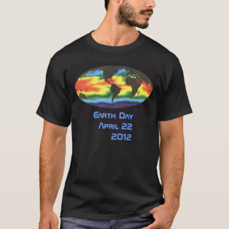 Earth Day - Global sea surface temperature T-Shirt