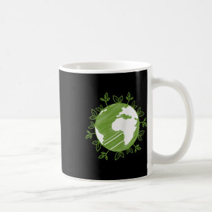 Earth Day Globe Plants Environmental Protection  Coffee Mug