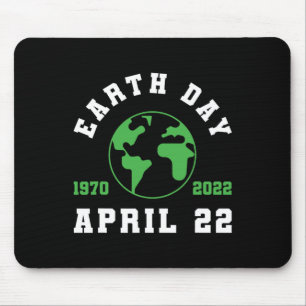 Earth Day Globe Save The Planet Climate Change Mouse Mat