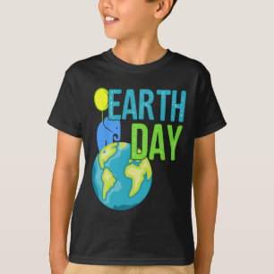 Earth Day Great Vintage Earth Day Elephant Shirt