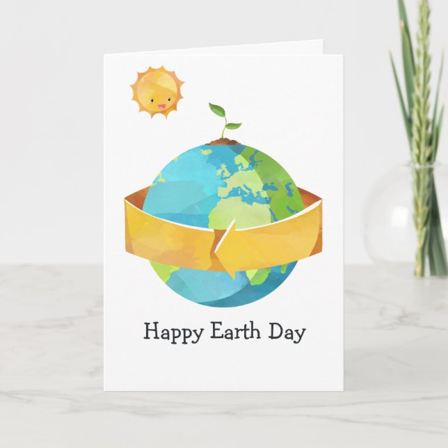 Earth Day Greeting Card (Front)
