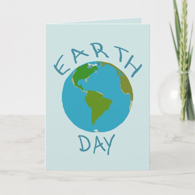Earth Day Greeting Cards (Front)