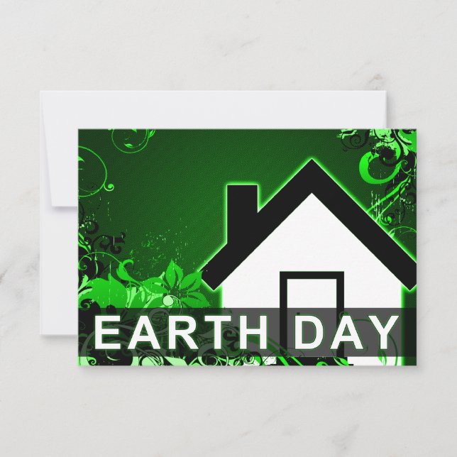 earth day : hi-fi home invitation (Front)