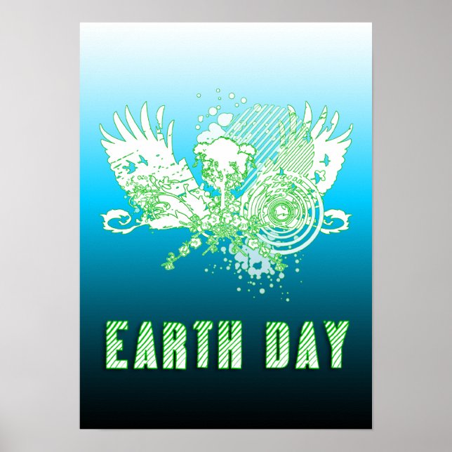 earth day : hi-fi tree poster (Front)
