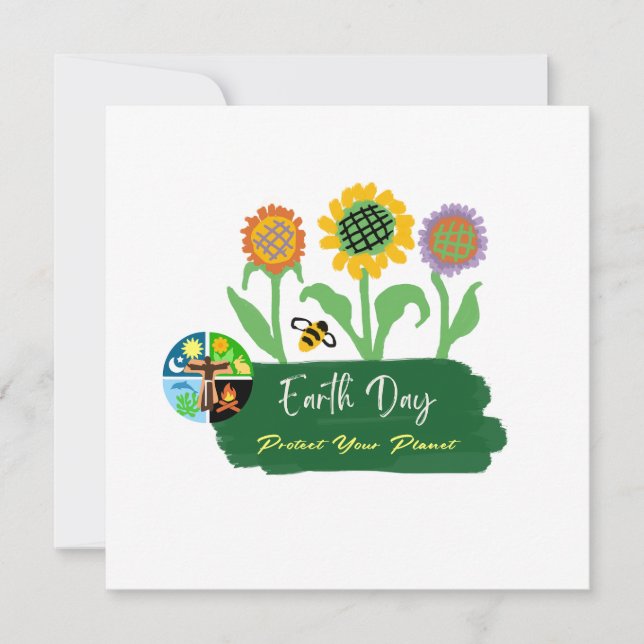 Earth Day Invitation (Front)