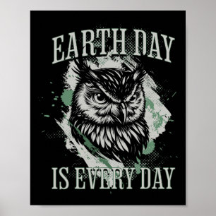 Earth Day Is Every Day Climate Change Activist Vin Poster