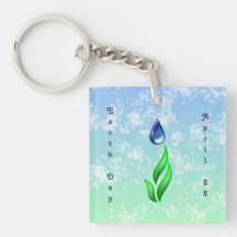 Earth Day Keychain