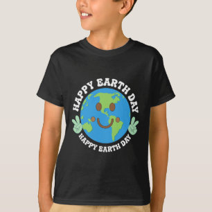 Earth Day Kids Toddler Boys Cute Planet Funny Nove T-Shirt