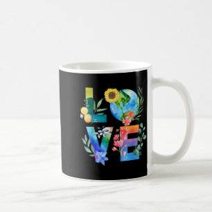 Earth Day Love Floral Earth Day Everyday Save The Coffee Mug