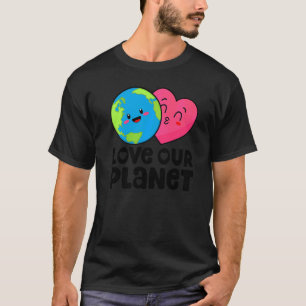 Earth Day Love Our Planet Environmental Animal Ret T-Shirt