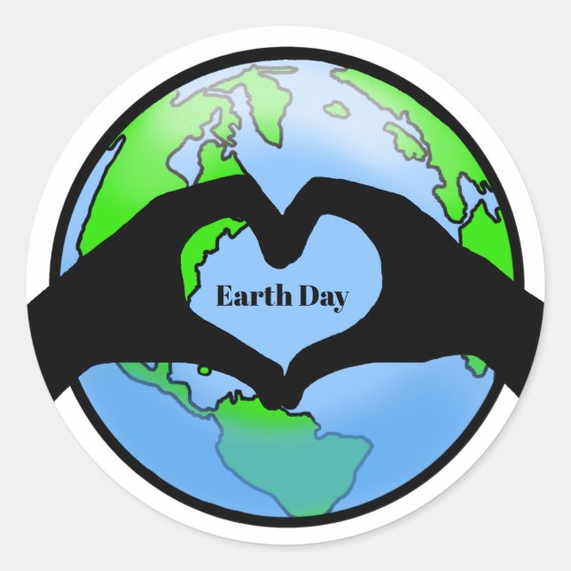 Earth Day Love Stickers (Front)