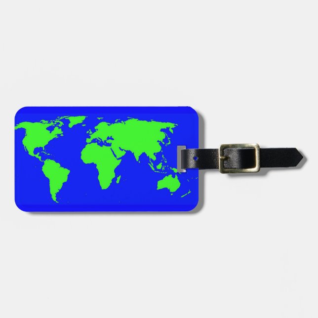 Earth Day Luggage Tag (Front Horizontal)