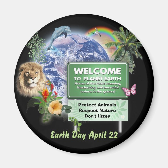 Earth Day Magnet (Front)
