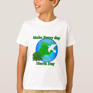 Earth day Make Every Day Earth Day 3D graphic T-Shirt