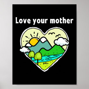 Earth Day Men Women Kids Planet Earth Anniversary  Poster