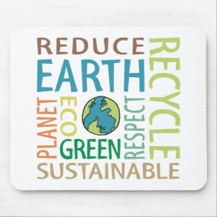 Earth Day Mouse Mat