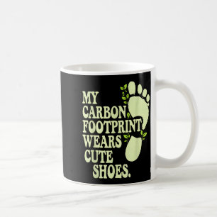 Earth Day My Carbon Footprint Wears Cute Scute Ss Coffee Mug