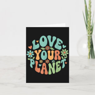 Earth day nature love eco friendly environmental card